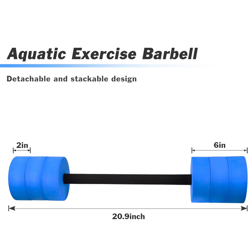 EVA Foam Pool Barbell for Senior Water Aerobics