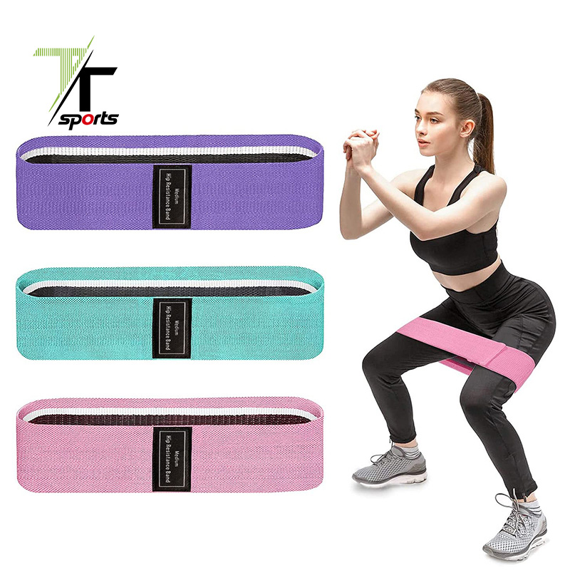 Light to Heavy 3-in-1 Fabric Hip Bands for All Fitness Levels
