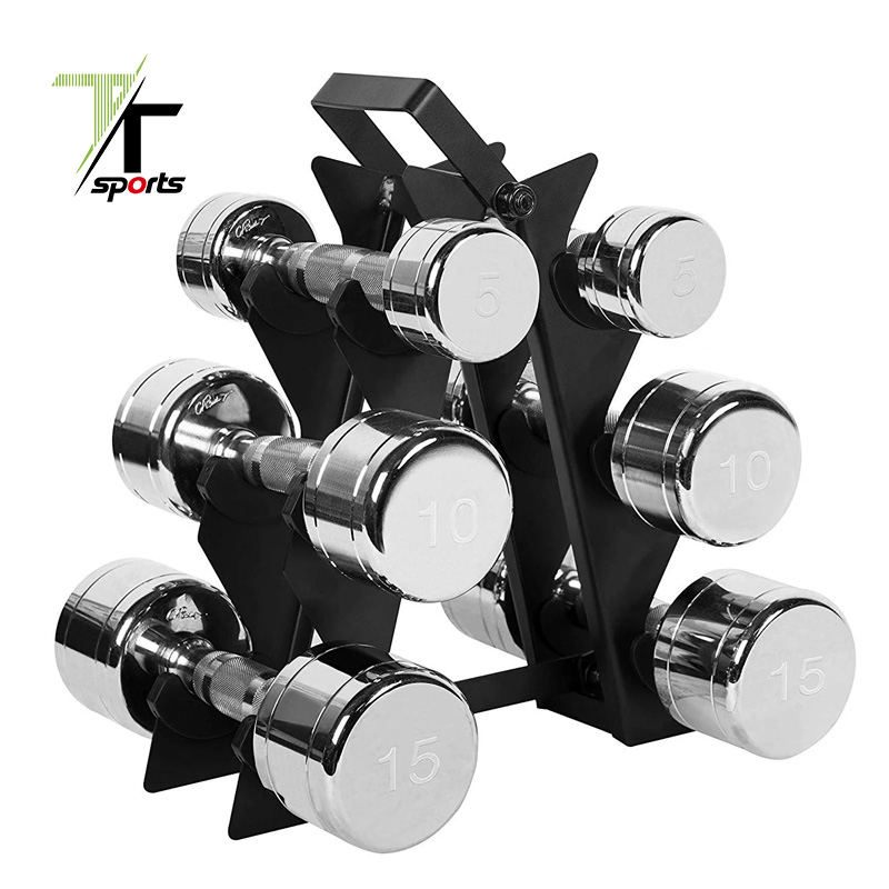 Electroplating Chrome Dumbbell for Home Gym Workout and Training