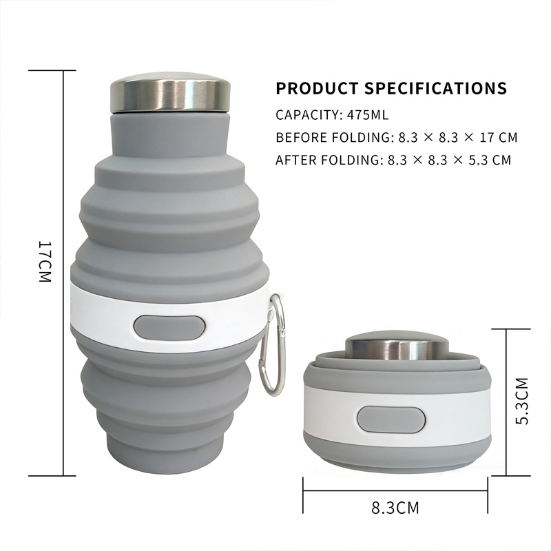 Silicone Foldable Water Bottle