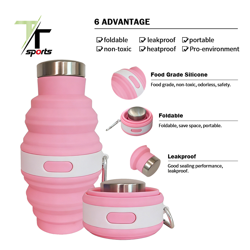Silicone Foldable Water Bottle