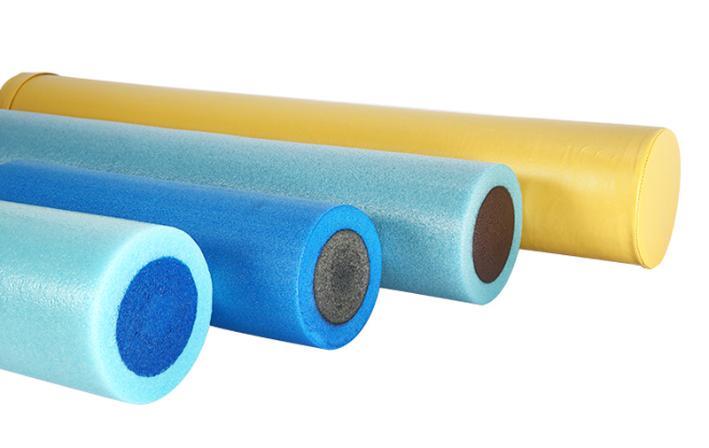 EPE yoga foam roller with PU Cover